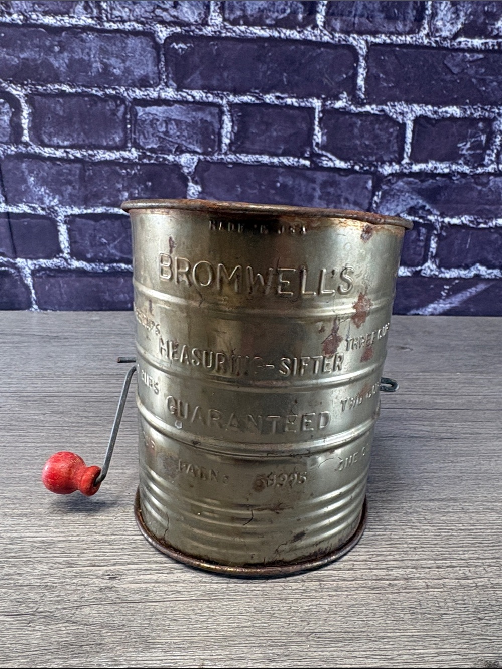 Bromwell's Vintage Measuring Sifter